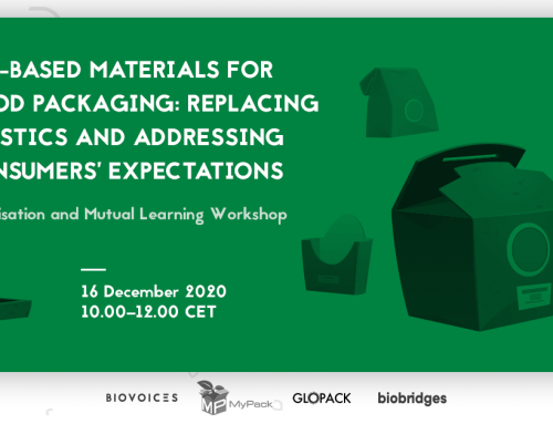 Workshop: Bio-based materials for food packaging: replacing plastics and addressing consumers’ expectations
